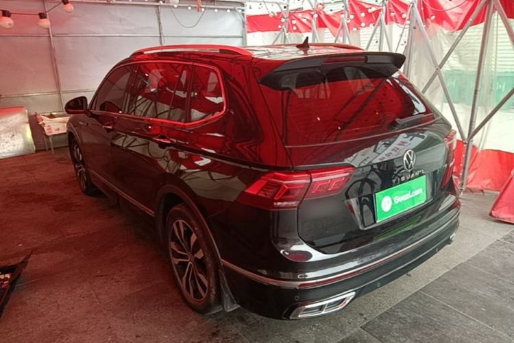 Used Volkswagen Tiguan L 2022 330TSI Automatic Two-Wheel Drive R-Line Enhanced Edition Rear Left 45 Deg