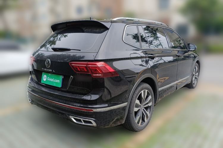 Used Volkswagen Tiguan L 2022 330TSI Automatic Two-Wheel Drive R-Line Enhanced Edition Rear Right 45 Deg
