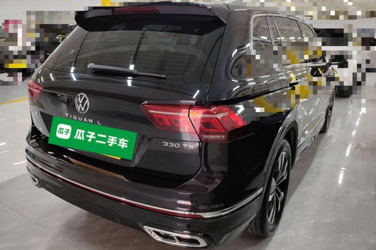 Used Volkswagen Tiguan L 2022 330TSI Automatic Two-Wheel Drive R-Line Enhanced Edition Rear Right 45 Deg