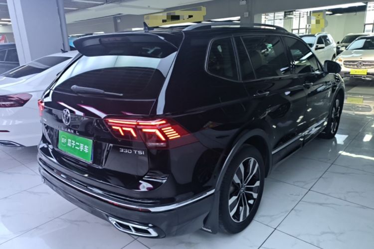 Used Volkswagen Tiguan L 2022 330TSI Automatic Two-Wheel Drive R-Line Enhanced Edition Rear Right 45 Deg