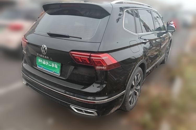 Used Volkswagen Tiguan L 2022 330TSI Automatic Two-Wheel Drive R-Line Enhanced Edition Rear Right 45 Deg