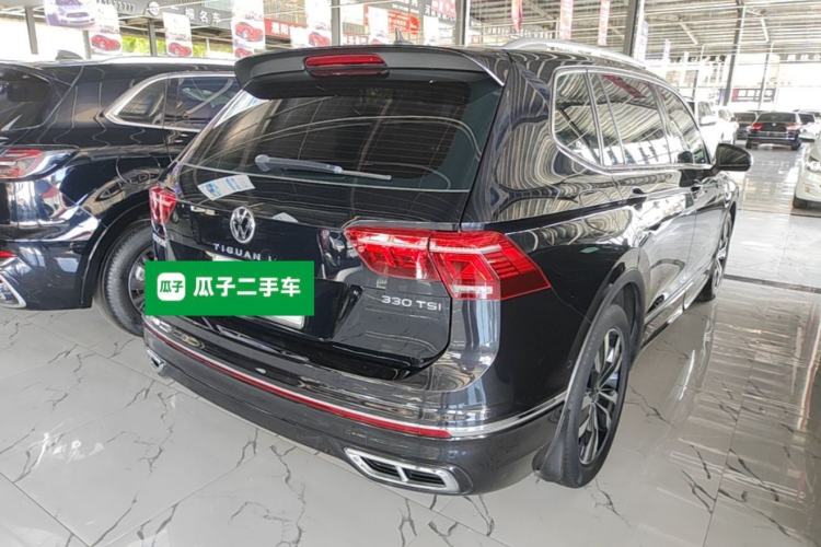 Used Volkswagen Tiguan L 2022 330TSI Automatic Two-Wheel Drive R-Line Enhanced Edition Rear Right 45 Deg