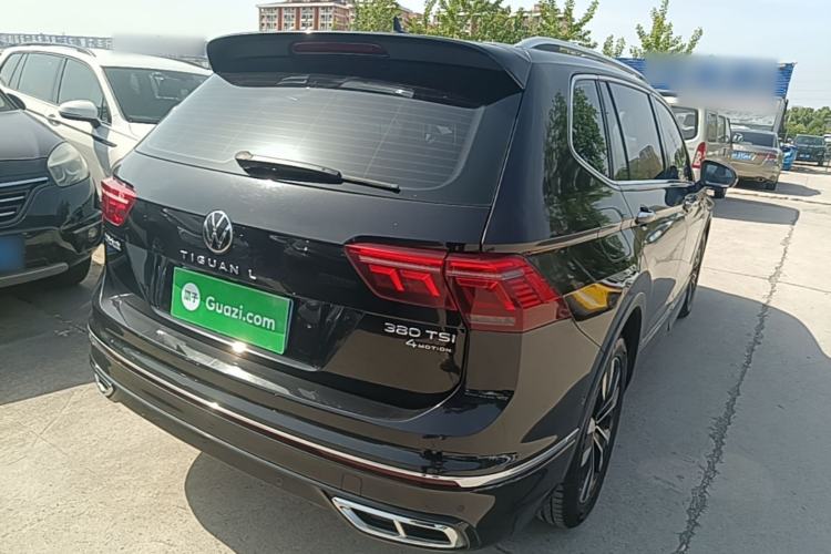 Used Volkswagen Tiguan L 2022 380TSI Automatic All-Wheel Drive R-Line Enhanced Comfort 7-Seater Rear Right 45 Deg