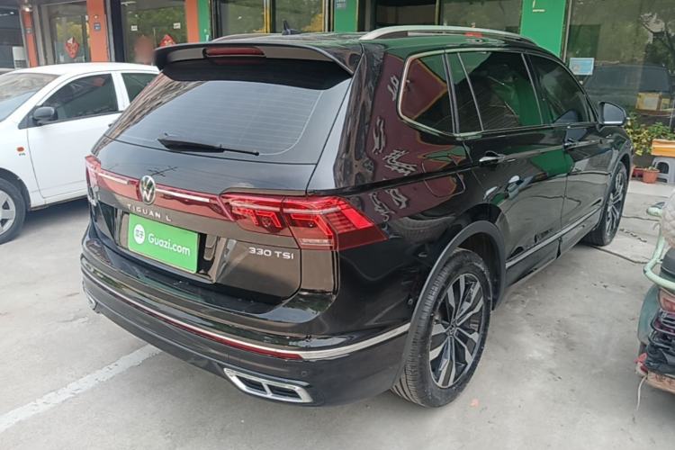 Used Volkswagen Tiguan L 2022 330TSI Automatic Two-Wheel Drive R-Line Enhanced Edition Rear Right 45 Deg