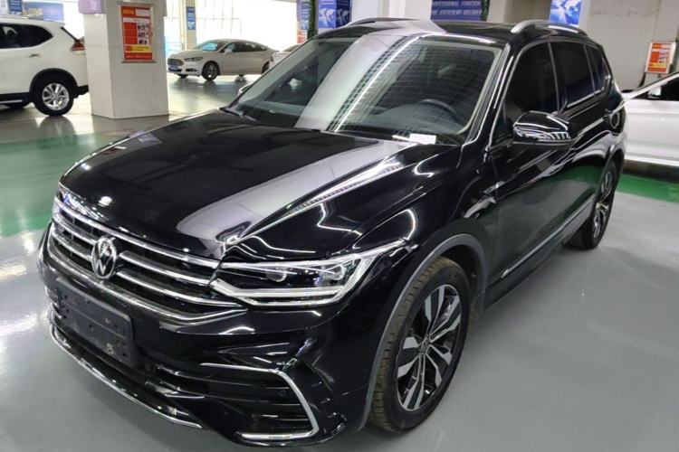Used Volkswagen Tiguan L 2022 330TSI Automatic Two-Wheel Drive R-Line Enhanced Edition Guazi used car, China used car export, Used car for sale, Used cars, Cheapest cars for sale