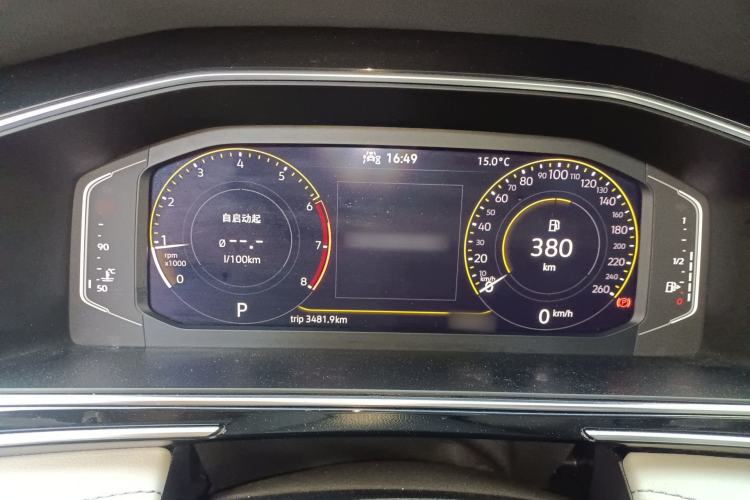 Used Volkswagen Tiguan L 2022 330TSI Automatic Two-Wheel Drive Smart Edition Instrument Cluster