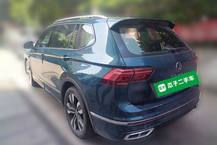 Used Volkswagen Tiguan L 2022 330TSI Automatic Two-Wheel Drive R-Line Enhanced Edition Rear Left 45 Deg