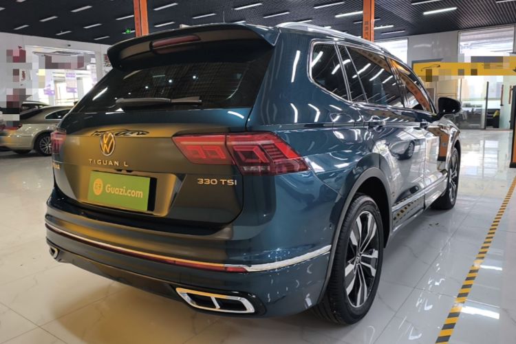 Used Volkswagen Tiguan L 2022 330TSI Automatic Two-Wheel Drive R-Line Enhanced Edition Rear Right 45 Deg
