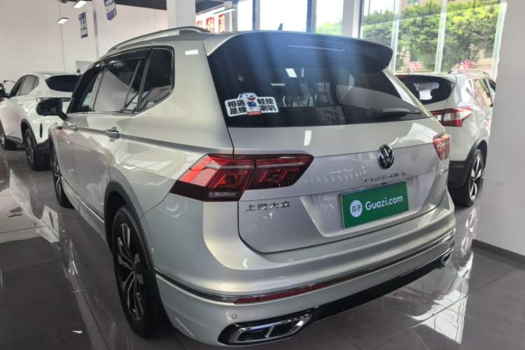 Used Volkswagen Tiguan L 2022 330TSI Automatic Two-Wheel Drive R-Line Enhanced Edition Rear Left 45 Deg