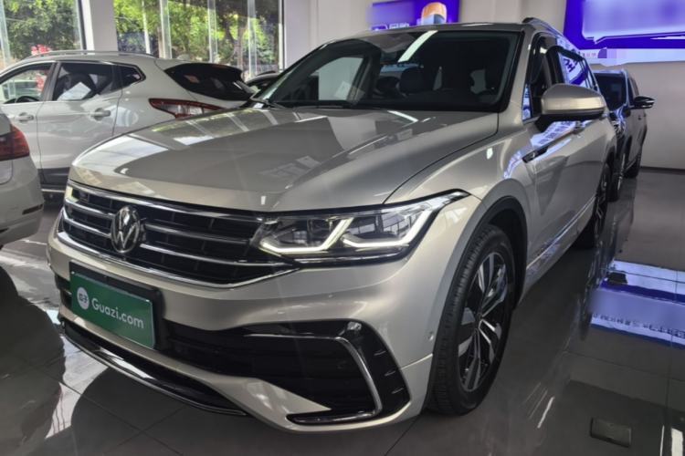 Used Volkswagen Tiguan L 2022 330TSI Automatic Two-Wheel Drive R-Line Enhanced Edition Guazi used car, China used car export, Used car for sale, Used  cars, Cheapest cars for sale