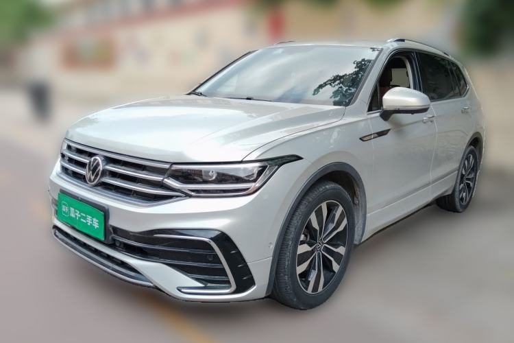Used Volkswagen Tiguan L 2022 330TSI Automatic Two-Wheel Drive R-Line Enhanced Edition Guazi used car, China used car export, Used car for sale, Used cars, Cheapest cars for sale