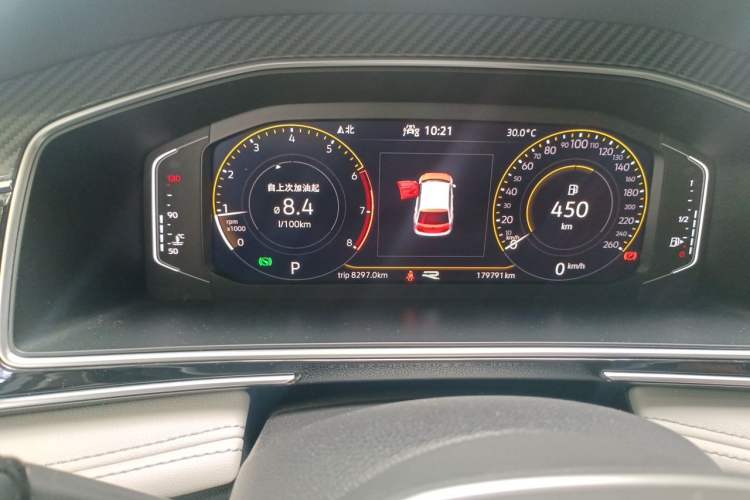 Used Volkswagen Tiguan L 2022 330TSI Automatic Two-Wheel Drive R-Line Enhanced Edition Odometer Close Up