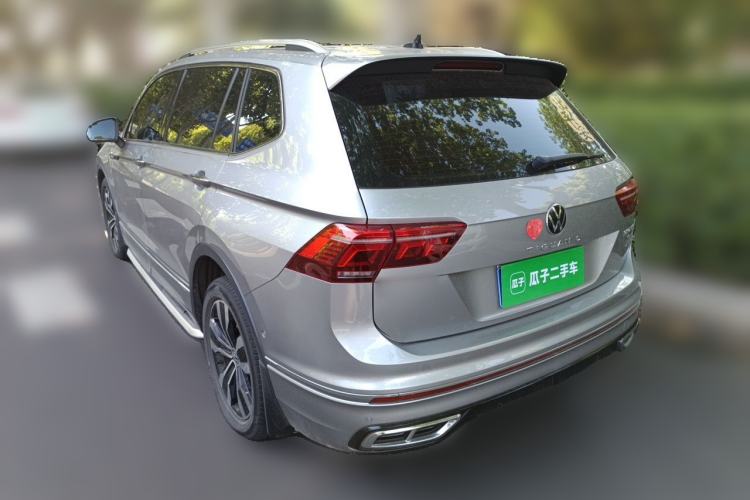 Used Volkswagen Tiguan L 2022 380TSI Automatic All-Wheel Drive R-Line Enhanced Comfort 7-Seater Rear Left 45 Deg