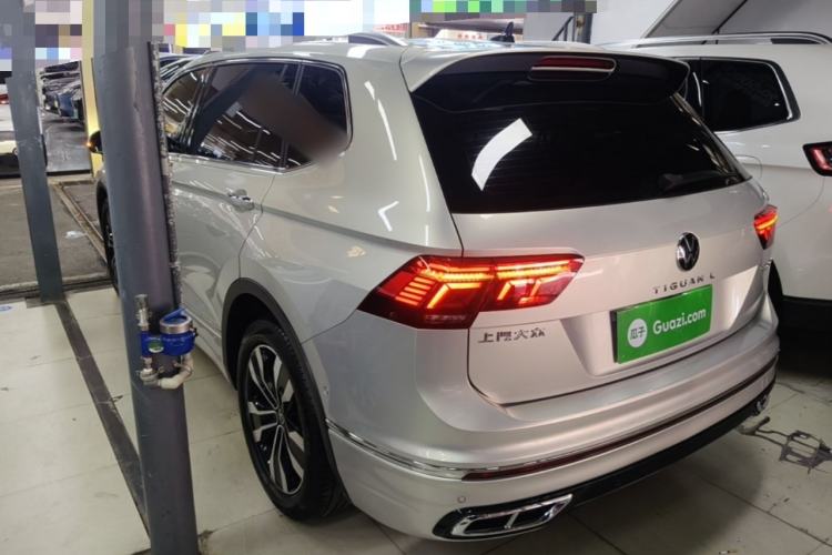 Used Volkswagen Tiguan L 2022 330TSI Automatic Two-Wheel Drive R-Line Enhanced Edition Rear Left 45 Deg
