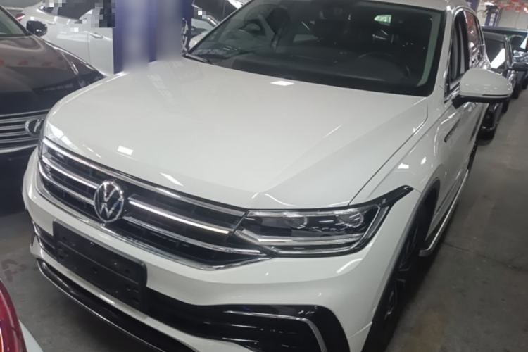 Used Volkswagen Tiguan L 2022 330TSI Automatic Two-Wheel Drive R-Line Enhanced Edition Guazi used car, China used car export, Used car for sale, Used Volkswagen cars, Cheapest cars for sale