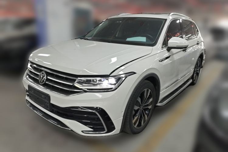 Used Volkswagen Tiguan L 2022 330TSI Automatic Two-Wheel Drive R-Line Enhanced Edition Guazi used car, China used car export, Used car for sale, Used cars, Cheapest cars for sale