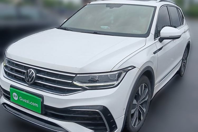 Used Volkswagen Tiguan L 2022 330TSI Automatic Two-Wheel Drive R-Line Enhanced Edition Guazi used car, China used car export, Used car for sale, Used cars, Cheapest cars for sale
