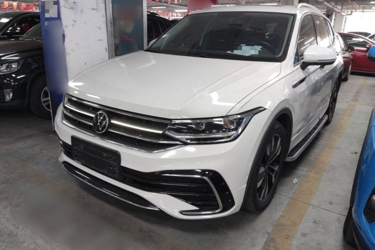 Used Volkswagen Tiguan L 2022 330TSI Automatic Two-Wheel Drive R-Line Enhanced Edition Guazi used car, China used car export, Used car for sale, Used Volkswagen cars, Cheapest cars for sale