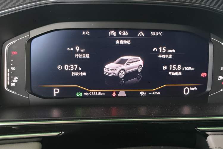 Used Volkswagen Tiguan L 2022 380TSI Automatic All-Wheel Drive R-Line Enhanced Comfort 7-Seater Instrument Cluster