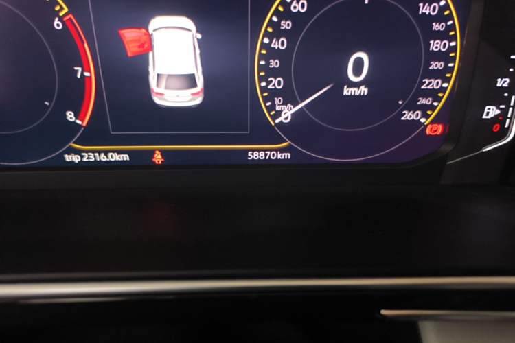 Used Volkswagen Tiguan L 2022 330TSI Automatic Two-Wheel Drive Smart Edition Odometer Close Up