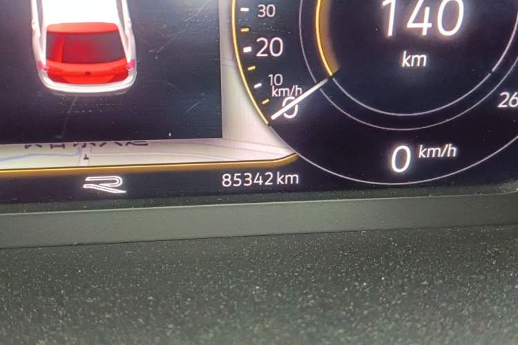 Used Volkswagen Tiguan L 2022 330TSI Automatic Two-Wheel Drive R-Line Enhanced Edition Odometer Close Up