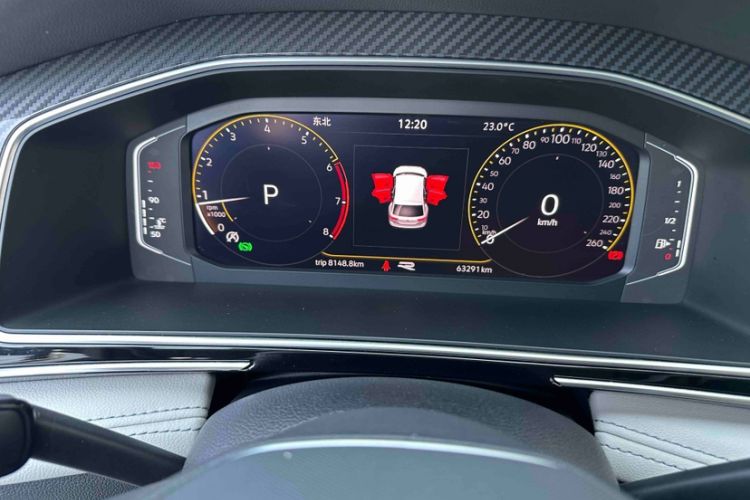 Used Volkswagen Tiguan L 2022 330TSI Automatic Two-Wheel Drive R-Line Enhanced Edition Odometer Close Up