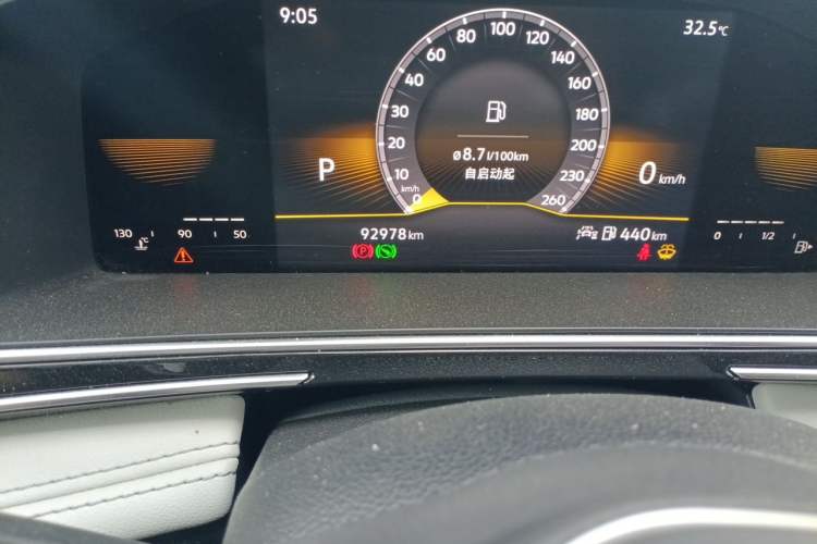 Used Volkswagen Tiguan L 2022 330TSI Automatic Two-Wheel Drive Comfort Edition Odometer Close Up