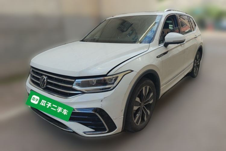 Used Volkswagen Tiguan L 2022 330TSI Automatic Two-Wheel Drive R-Line Enhanced Edition Guazi used car, China used car export, Used car for sale, Used cars, Cheapest cars for sale