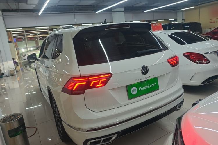 Used Volkswagen Tiguan L 2022 330TSI Automatic Two-Wheel Drive R-Line Enhanced Edition Rear Left 45 Deg