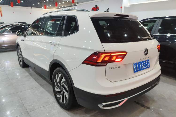 Used Volkswagen Tiguan L 2022 330TSI Automatic Two-Wheel Drive Comfort Edition Rear Left 45 Deg