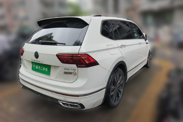 Used Volkswagen Tiguan L 2022 330TSI Automatic Two-Wheel Drive R-Line Enhanced Edition Rear Right 45 Deg