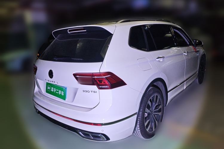 Used Volkswagen Tiguan L 2022 330TSI Automatic Two-Wheel Drive R-Line Enhanced Edition Rear Right 45 Deg