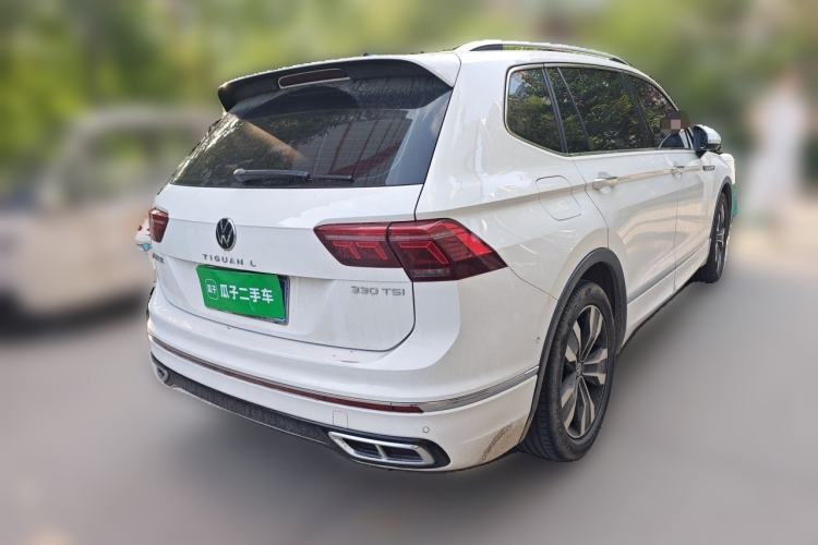 Used Volkswagen Tiguan L 2022 330TSI Automatic Two-Wheel Drive R-Line Enhanced Edition Rear Right 45 Deg