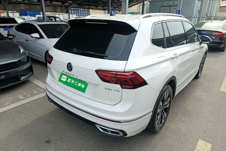 Used Volkswagen Tiguan L 2022 330TSI Automatic Two-Wheel Drive R-Line Enhanced Edition Rear Right 45 Deg