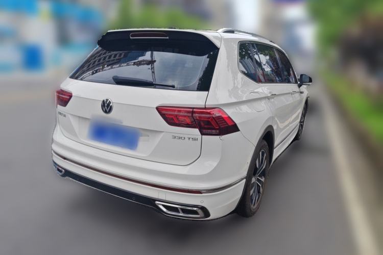 Used Volkswagen Tiguan L 2022 330TSI Automatic Two-Wheel Drive R-Line Enhanced Edition Rear Right 45 Deg
