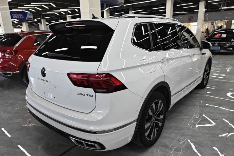 Used Volkswagen Tiguan L 2022 330TSI Automatic Two-Wheel Drive R-Line Enhanced Edition Rear Right 45 Deg