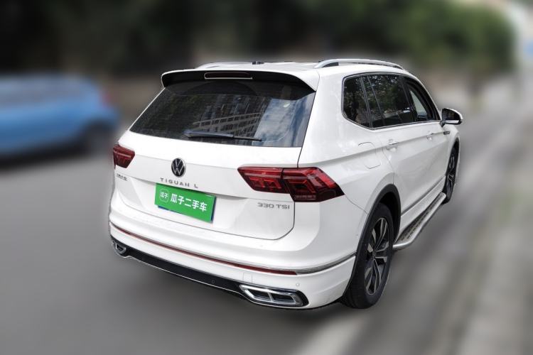 Used Volkswagen Tiguan L 2022 330TSI Automatic Two-Wheel Drive R-Line Enhanced Edition Rear Right 45 Deg