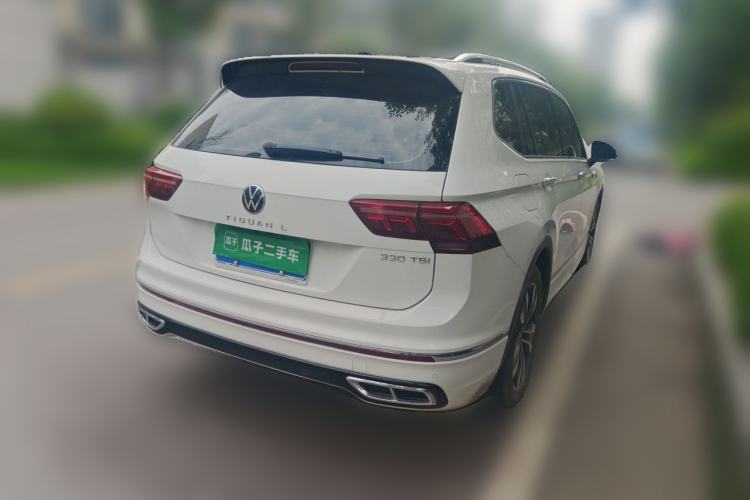 Used Volkswagen Tiguan L 2022 330TSI Automatic Two-Wheel Drive R-Line Enhanced Edition Rear Right 45 Deg