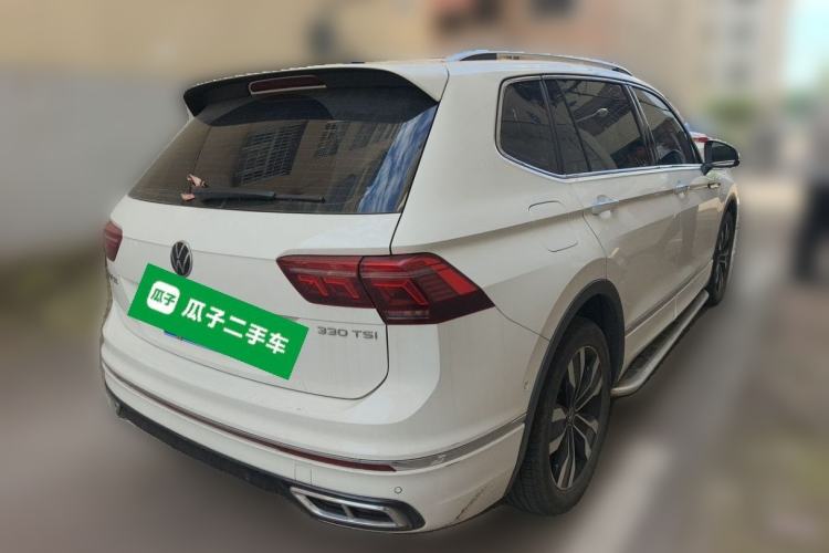 Used Volkswagen Tiguan L 2022 330TSI Automatic Two-Wheel Drive R-Line Enhanced Edition Rear Right 45 Deg
