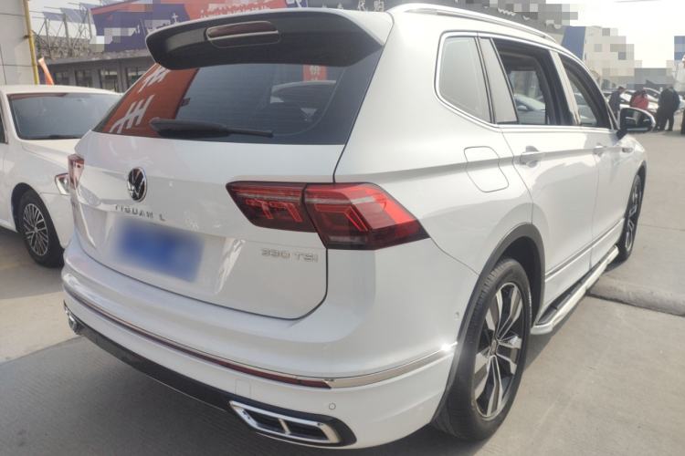 Used Volkswagen Tiguan L 2022 330TSI Automatic Two-Wheel Drive R-Line Enhanced Edition Rear Right 45 Deg
