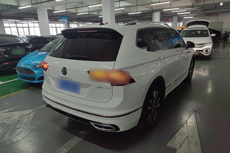 Used Volkswagen Tiguan L 2022 330TSI Automatic Two-Wheel Drive R-Line Enhanced Edition Rear Right 45 Deg