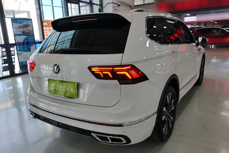 Used Volkswagen Tiguan L 2022 330TSI Automatic Two-Wheel Drive R-Line Enhanced Edition Rear Right 45 Deg