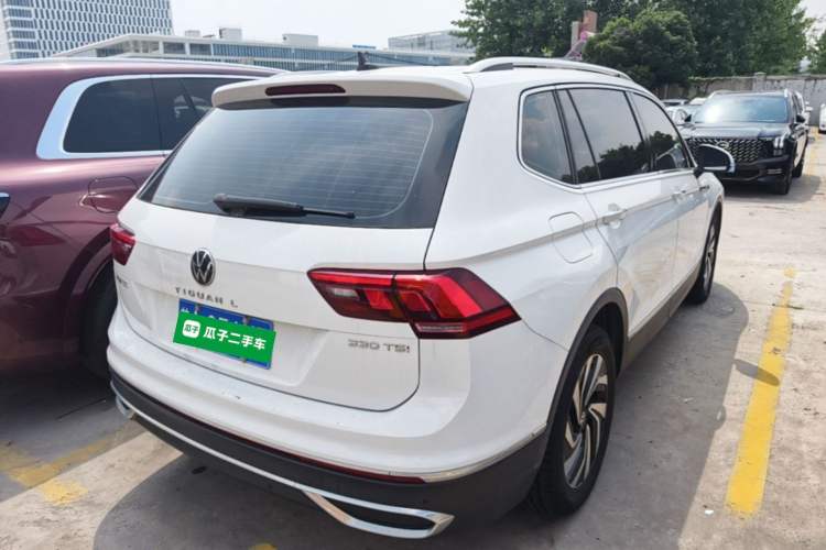 Used Volkswagen Tiguan L 2022 330TSI Automatic Two-Wheel Drive Smart Edition Rear Right 45 Deg