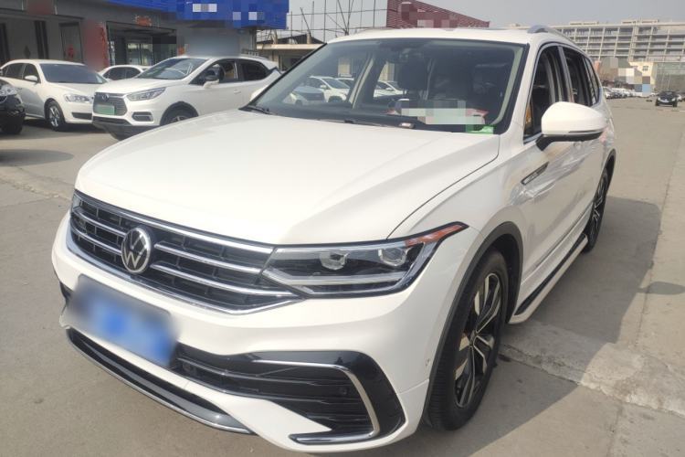 Used Volkswagen Tiguan L 2022 330TSI Automatic Two-Wheel Drive R-Line Enhanced Edition Guazi used car, China used car export, Used car for sale, Used cars, Cheapest cars for sale