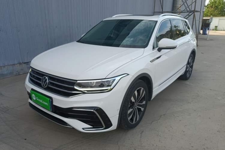 Volkswagen Tiguan L 2022 330TSI Automatic Two-Wheel Drive R-Line Enhanced Edition usado Guazi used car, China used car export, Used car for sale, Used cars, Cheapest cars for sale