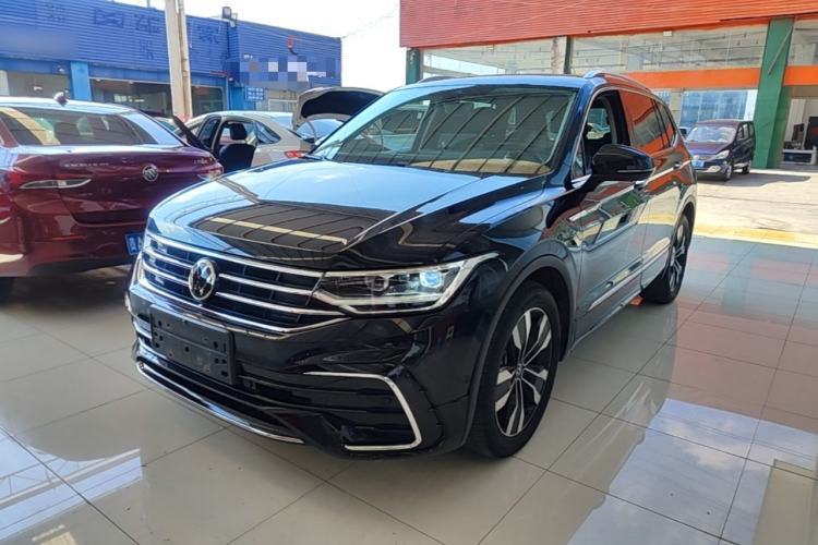Used Volkswagen Tiguan L 2023 330TSI Automatic Two-Wheel Drive R-Line Enjoyment Edition Guazi used car, China used car export, Used car for sale, Used Volkswagen cars, Cheapest cars for sale