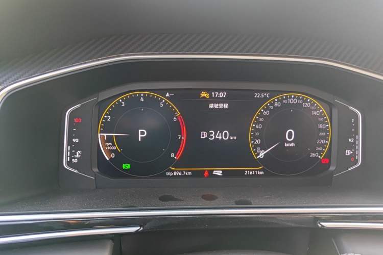 Used Volkswagen Tiguan L 2023 Restyled 330TSI Automatic Two-Wheel Drive R-Line Enhanced Comfort Version Instrument Cluster