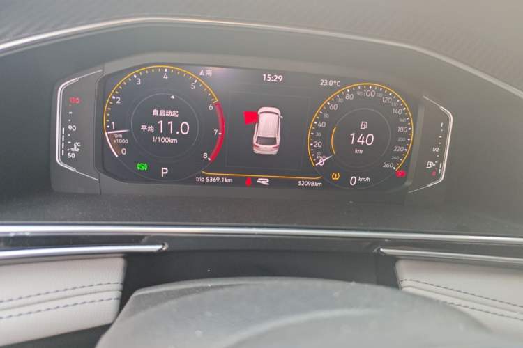 Used Volkswagen Tiguan L 2023 Restyled 330TSI Automatic Two-Wheel Drive R-Line Enhanced Comfort Version Instrument Cluster