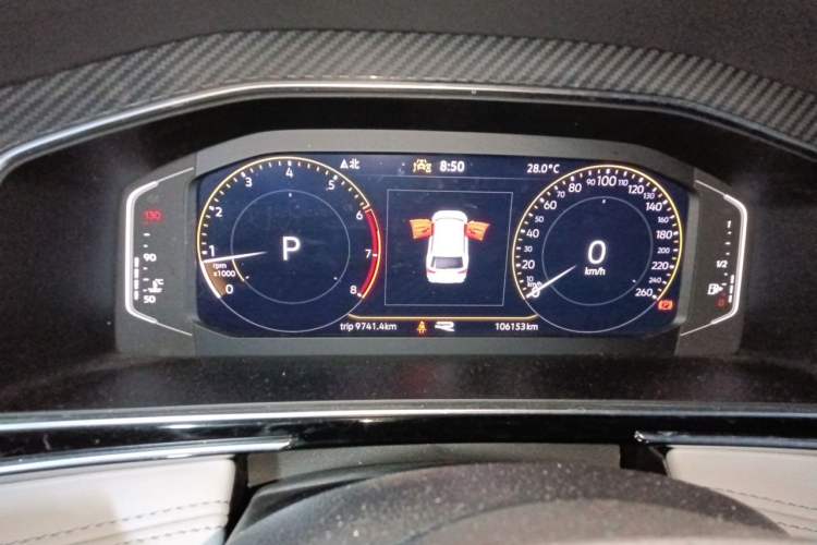 Used Volkswagen Tiguan L 2023 330TSI Automatic Two-Wheel Drive R-Line Enjoyment Edition Instrument Cluster