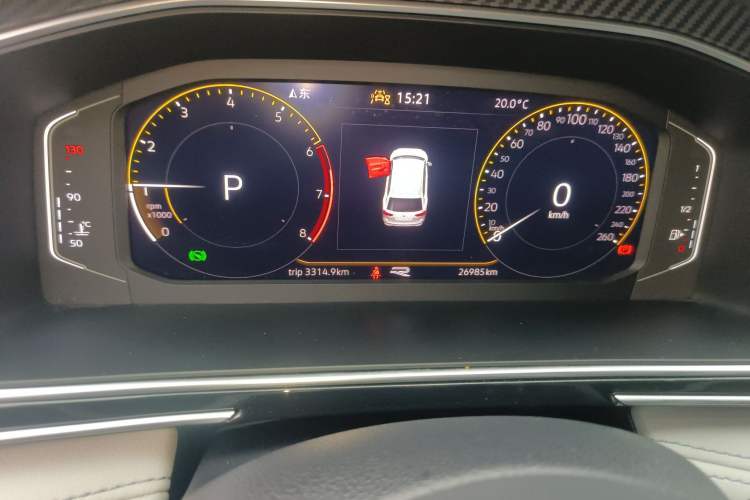 Used Volkswagen Tiguan L 2023 Restyled 330TSI Automatic Two-Wheel Drive R-Line Enhanced Comfort Version Odometer Close Up